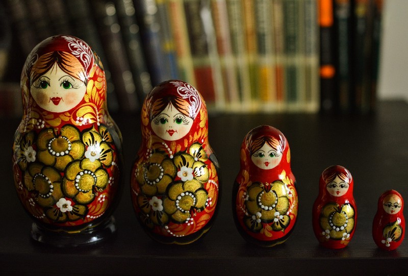 russian stacking dolls